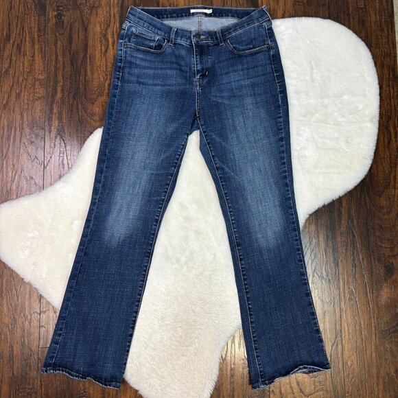 Levi's Jeans 31 Curvy Bootcut Medium Wash Mid-Rise Stretch Women's - Picture 1 of 10